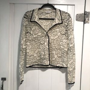 Babaton lace long sleeve blouse